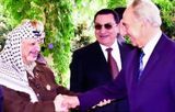 Arafat og Peres hittast