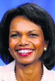 Condoleezza Rice ávítar Rússa fyrir yfirgang