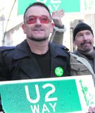 Gata í New York nefnd U2