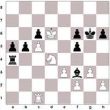 1. d4 d5 2. c4 e6 3. Rc3 Rf6 4. Bg5 c6 5. e3 Da5 6. Bxf6 gxf6 7. Rf3 Rd7...