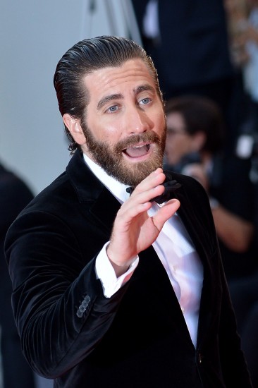 Jake Gyllenhaal vakti lukku á dreglinum. 