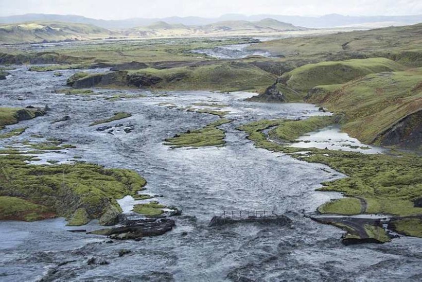 Brúin inn í Skaftárdal.