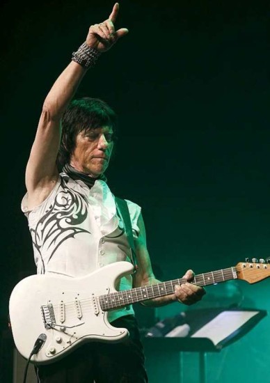 Jeff Beck og hljómsveit ásamt og Mezzoforte í Háskólabíói.