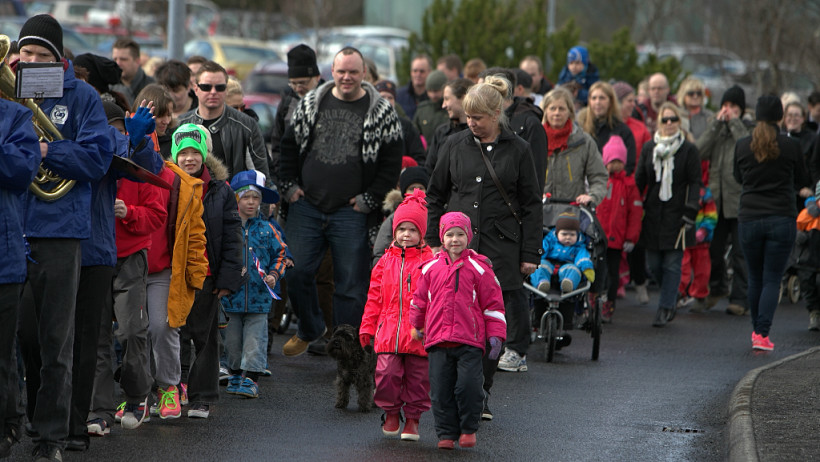 Hátíð í Árbæ á sumardaginn fyrsta.